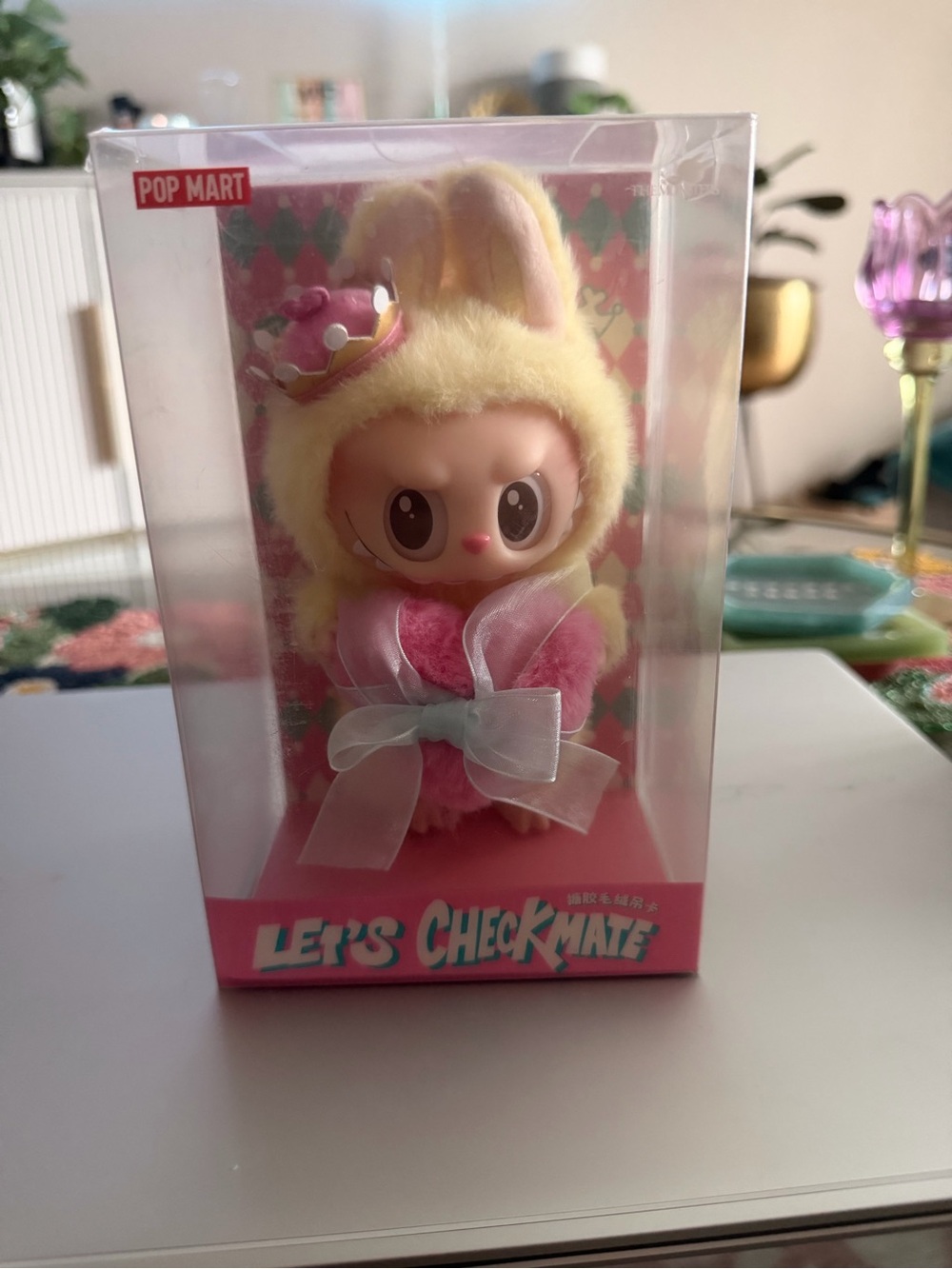 THE MONSTERS Let's Checkmate Series- Vinyl Plush Hanging Card